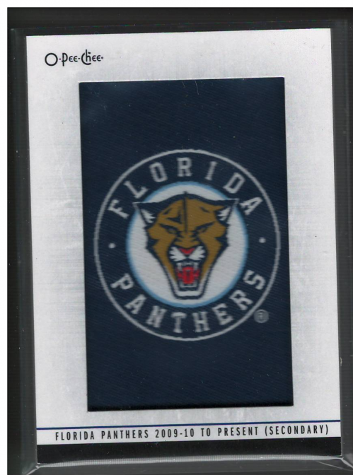 2014-15 O-Pee-Chee - Team Logo Patches #225 Florida Panthers 2009-10 to Present