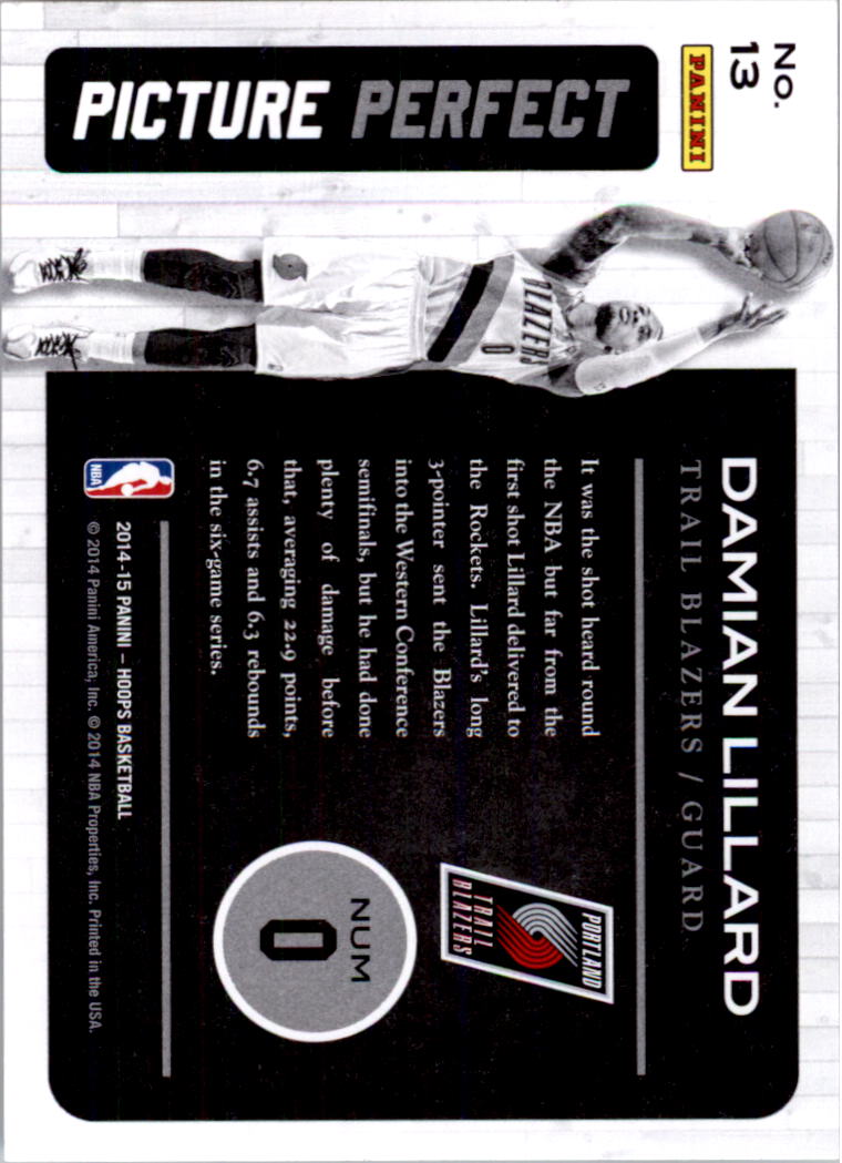 2014-15 Hoops Basketball Picture Perfect YOU PICK - Picture 25 of 59