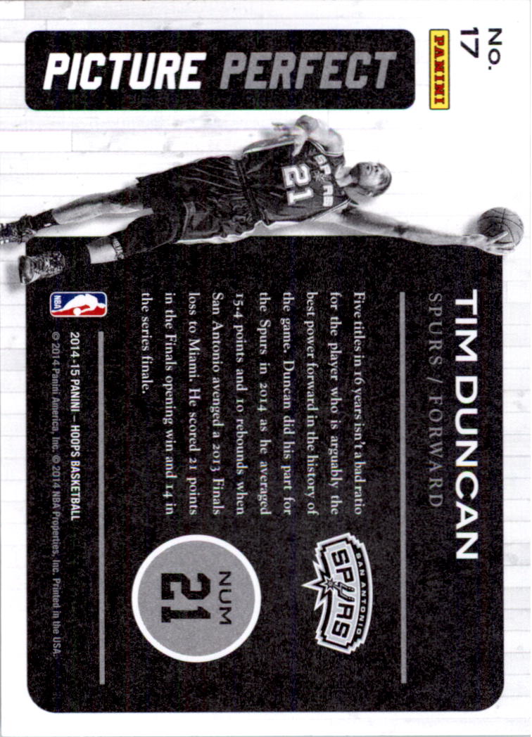 2014-15 Hoops Basketball Picture Perfect YOU PICK - Picture 33 of 59