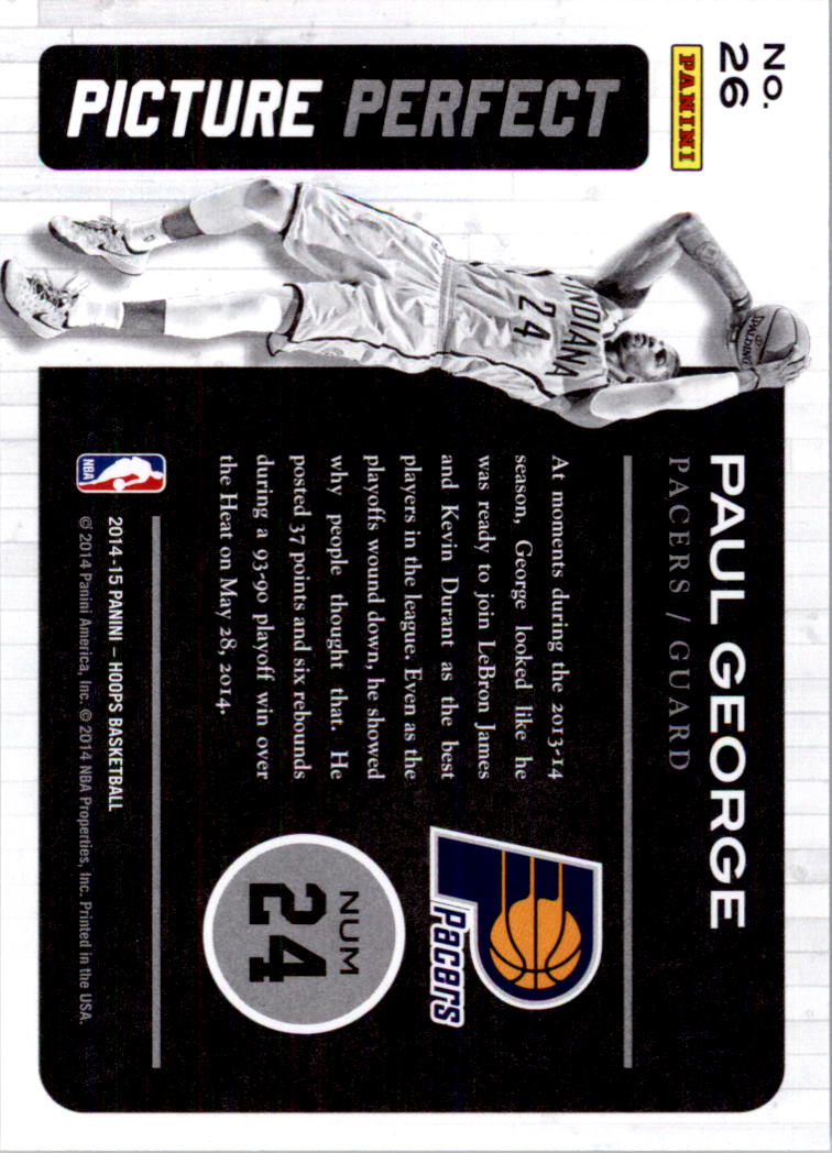 2014-15 Hoops Basketball Picture Perfect YOU PICK - Picture 51 of 59