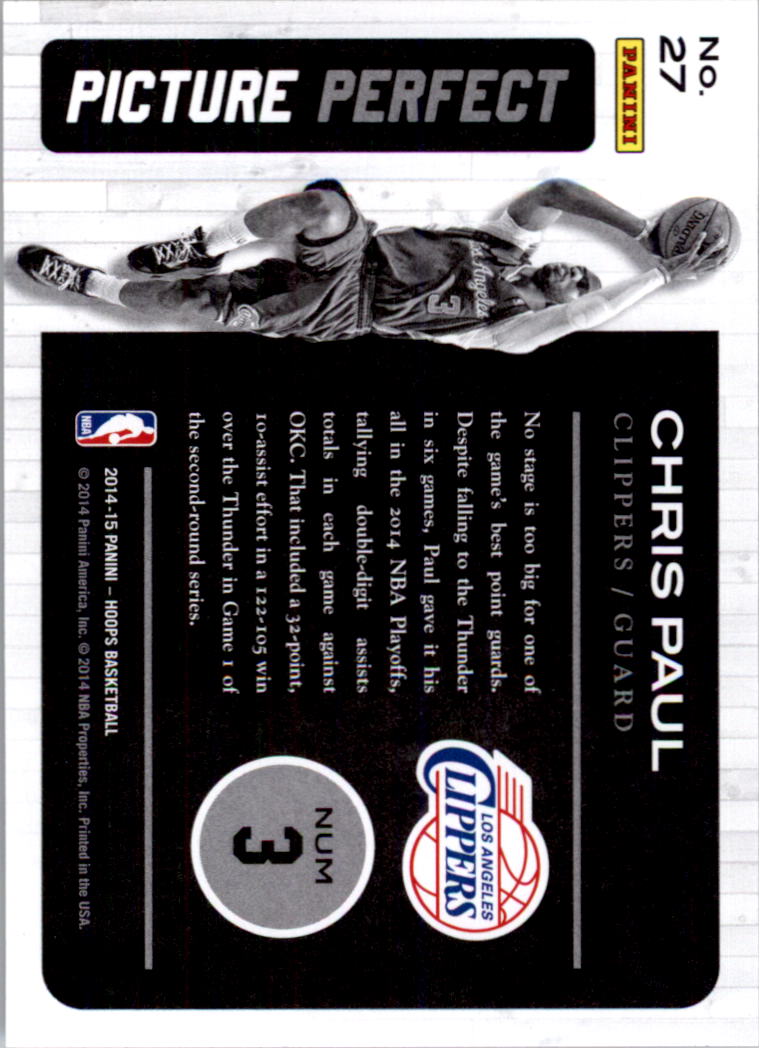 2014-15 Hoops Basketball Picture Perfect YOU PICK - Picture 53 of 59