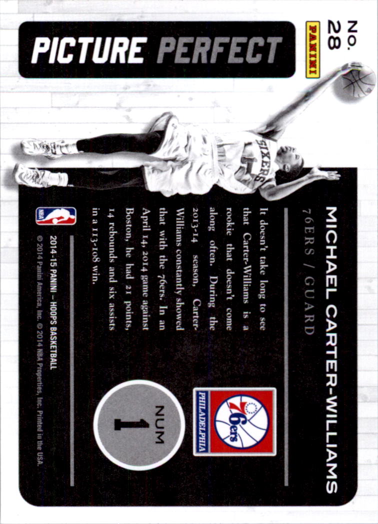 2014-15 Hoops Basketball Picture Perfect YOU PICK - Picture 55 of 59