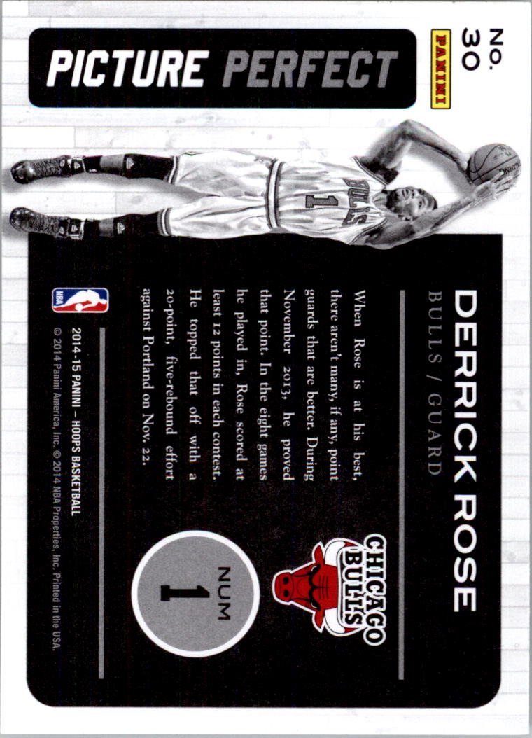 2014-15 Hoops Basketball Picture Perfect YOU PICK - Picture 59 of 59