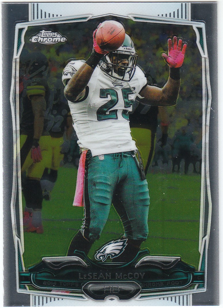 2014 Topps Chrome Football Part 1 Main Set Cards #1 to #220 - Picture 128 of 415