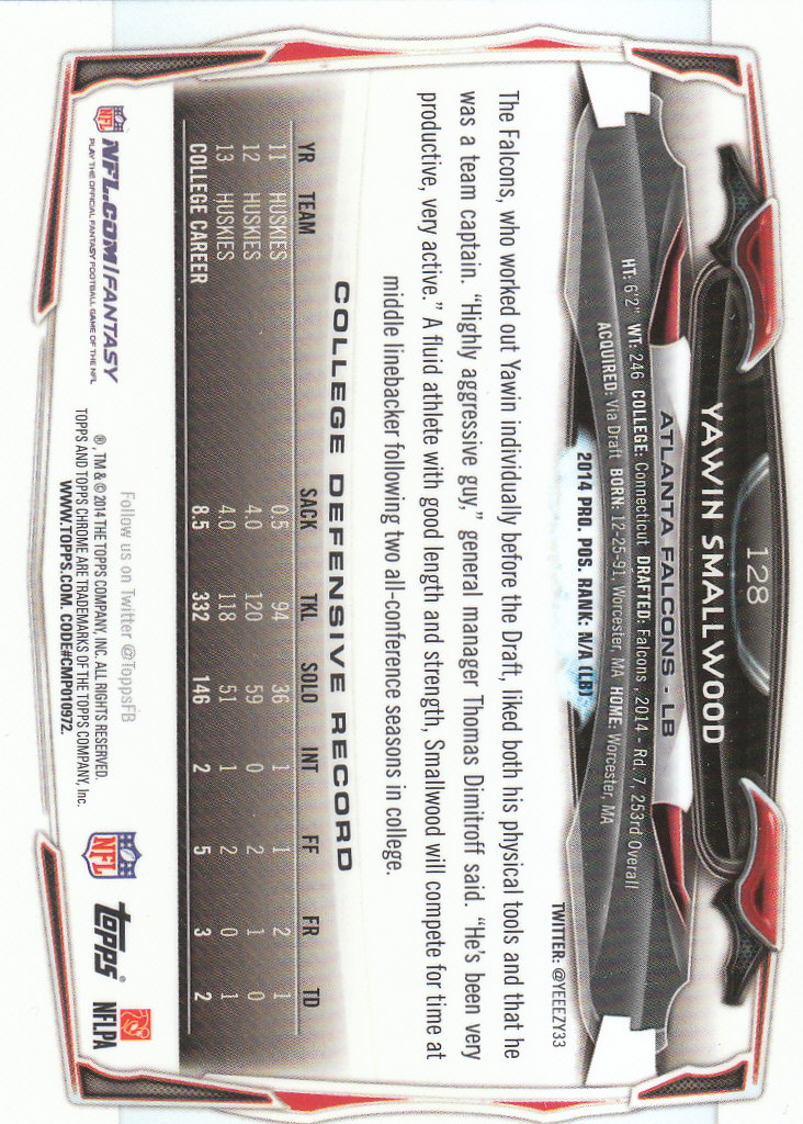 2014 Topps Chrome Football Part 2 Refractors Parallel Cards - Picture 232 of 233