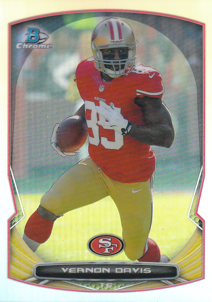 2014 Bowman Chrome Football Part 2 Parallel Refractors Cards - Picture 103 of 157