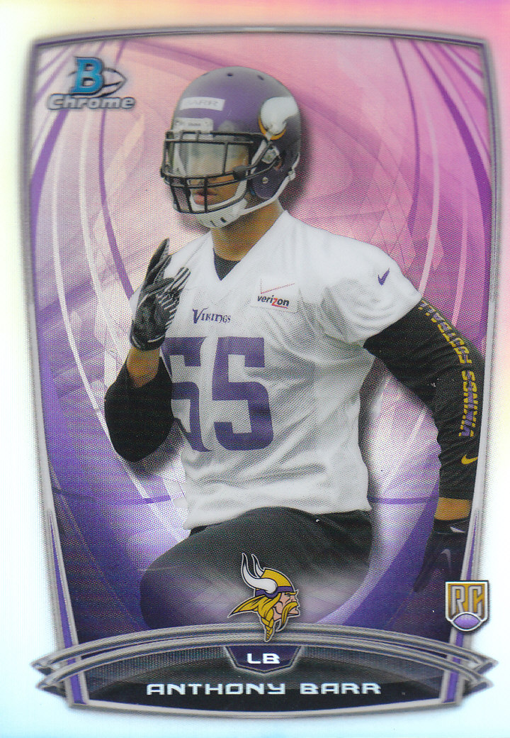 2014 Bowman Chrome Football Part 2 Parallel Refractors Cards - Picture 124 of 157