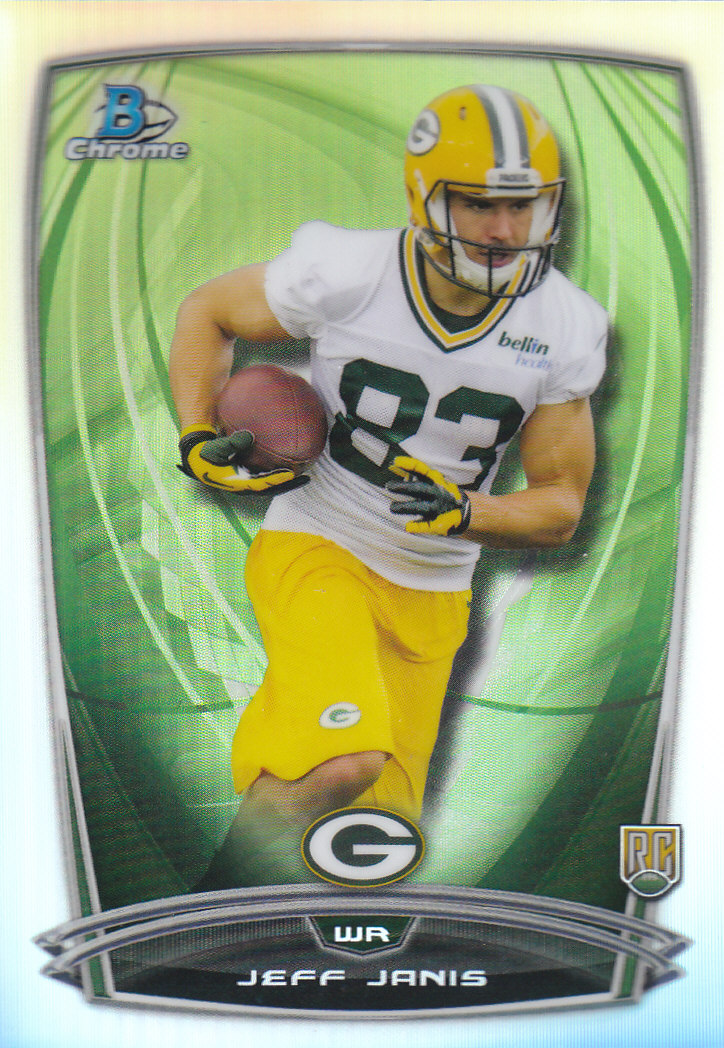 2014 Bowman Chrome Football Part 2 Parallel Refractors Cards - Picture 154 of 157