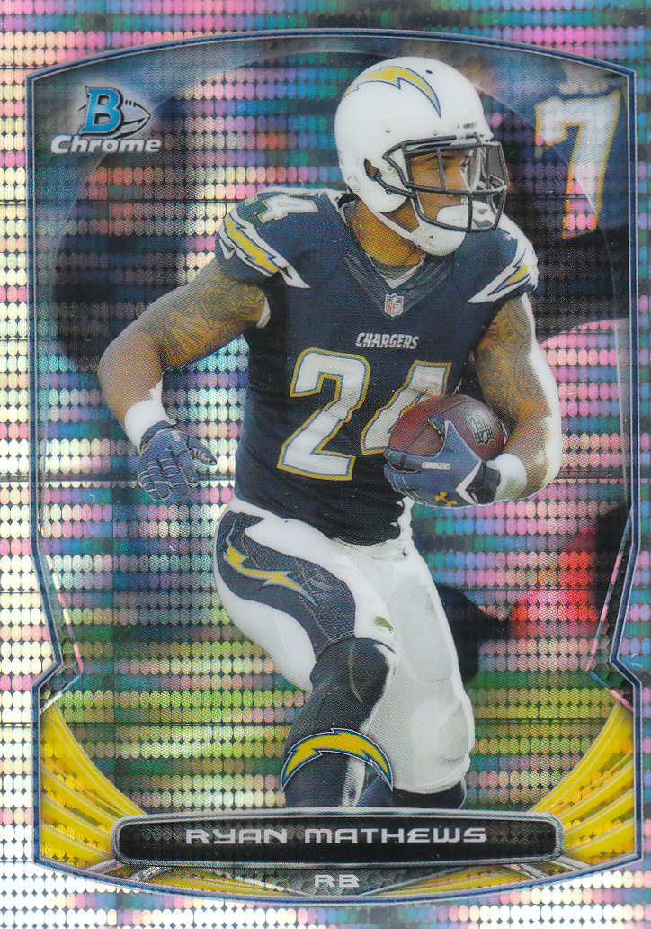2014 Bowman Chrome Football Part 2 Parallel Refractors Cards - Picture 60 of 157
