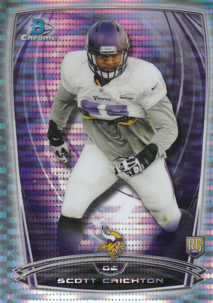 2014 Bowman Chrome Football Part 2 Parallel Refractors Cards - Picture 70 of 157