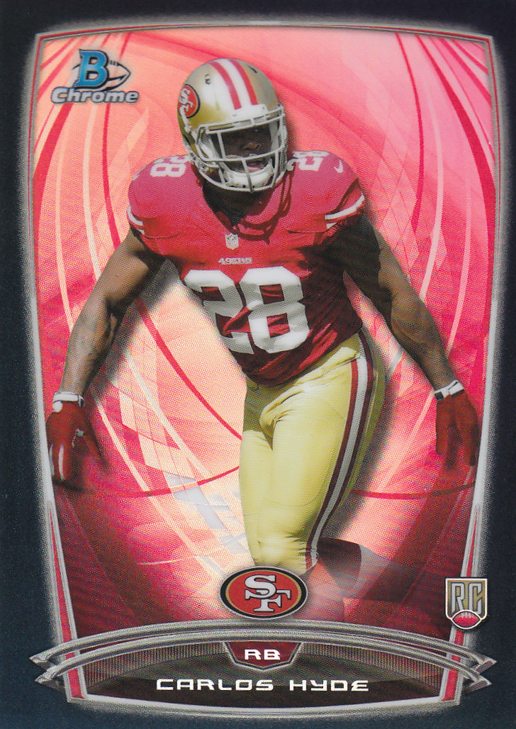 2014 Bowman Chrome Football Part 2 Parallel Refractors Cards - Picture 16 of 157