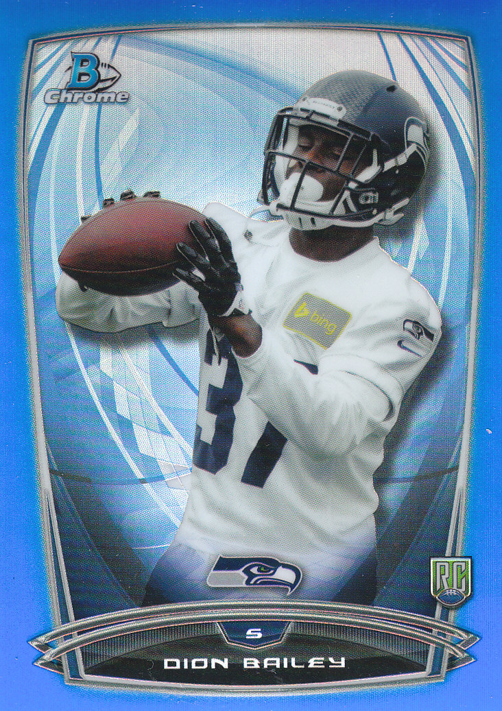 2014 Bowman Chrome Football Part 2 Parallel Refractors Cards - Picture 36 of 157