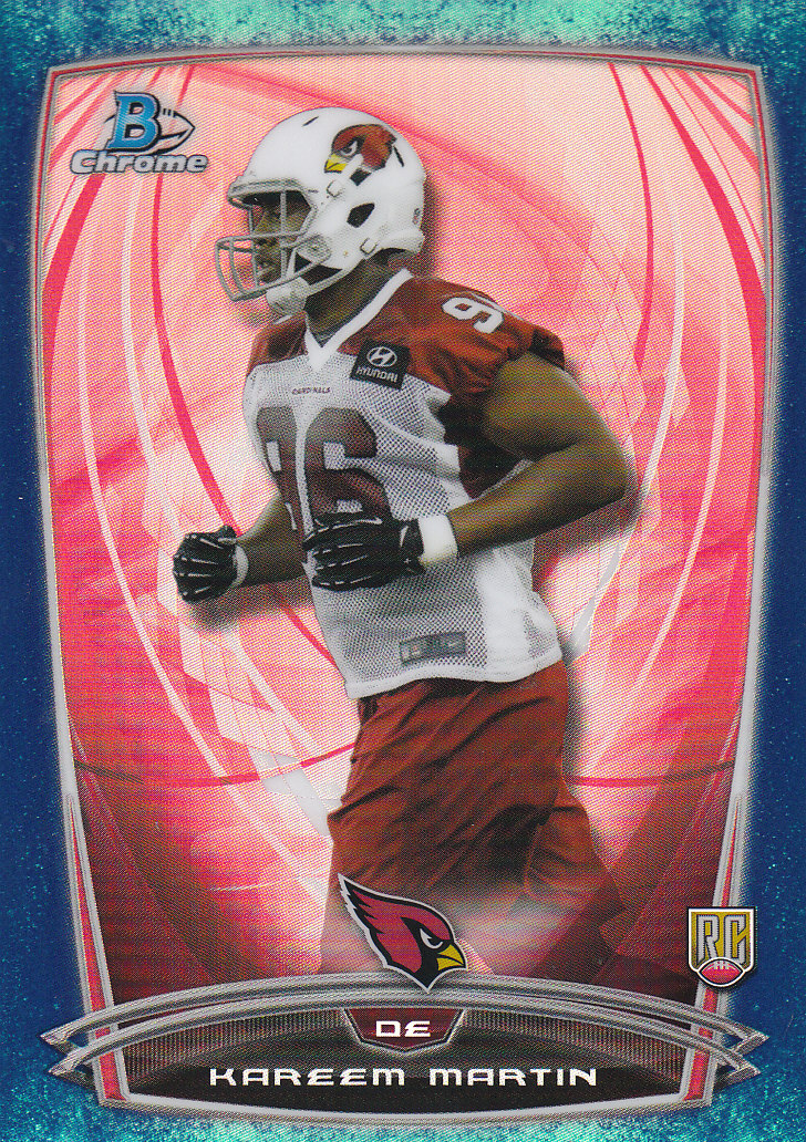 2014 Bowman Chrome Football Part 2 Parallel Refractors Cards - Picture 48 of 157