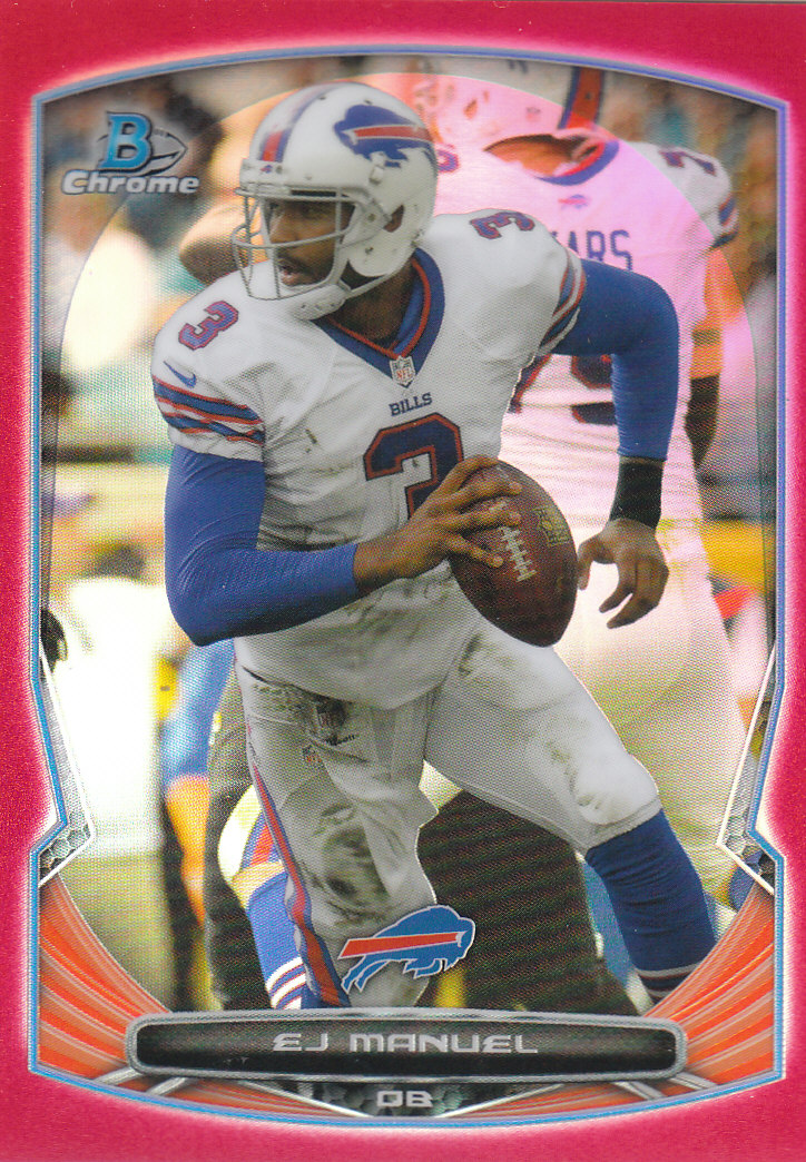 2014 Bowman Chrome Football Part 2 Parallel Refractors Cards - Picture 76 of 157