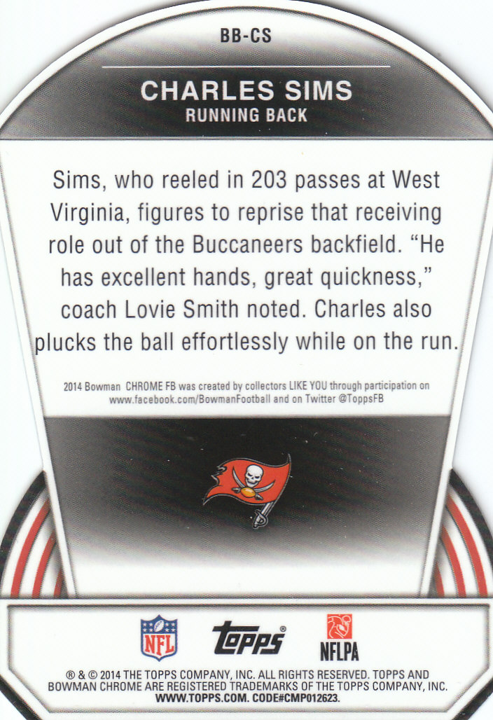 2014 Bowman Chrome Football Part 3 Insert and Rookie Autograph Cards - Picture 40 of 90