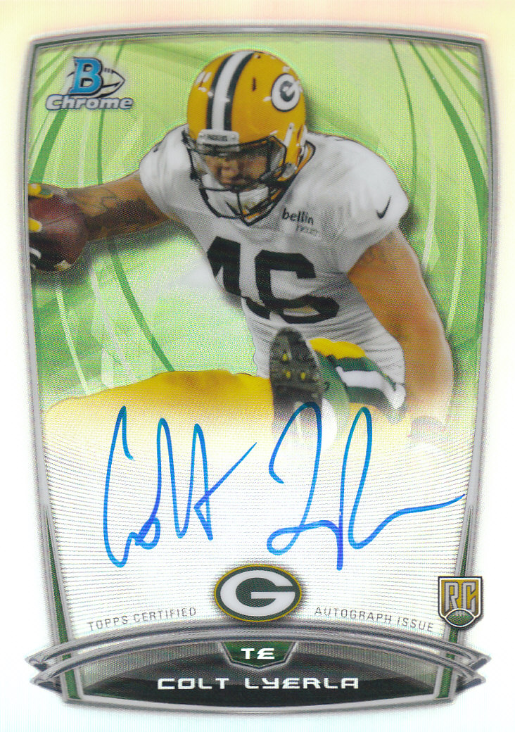 2014 Bowman Chrome Football Part 3 Insert and Rookie Autograph Cards - Picture 62 of 90