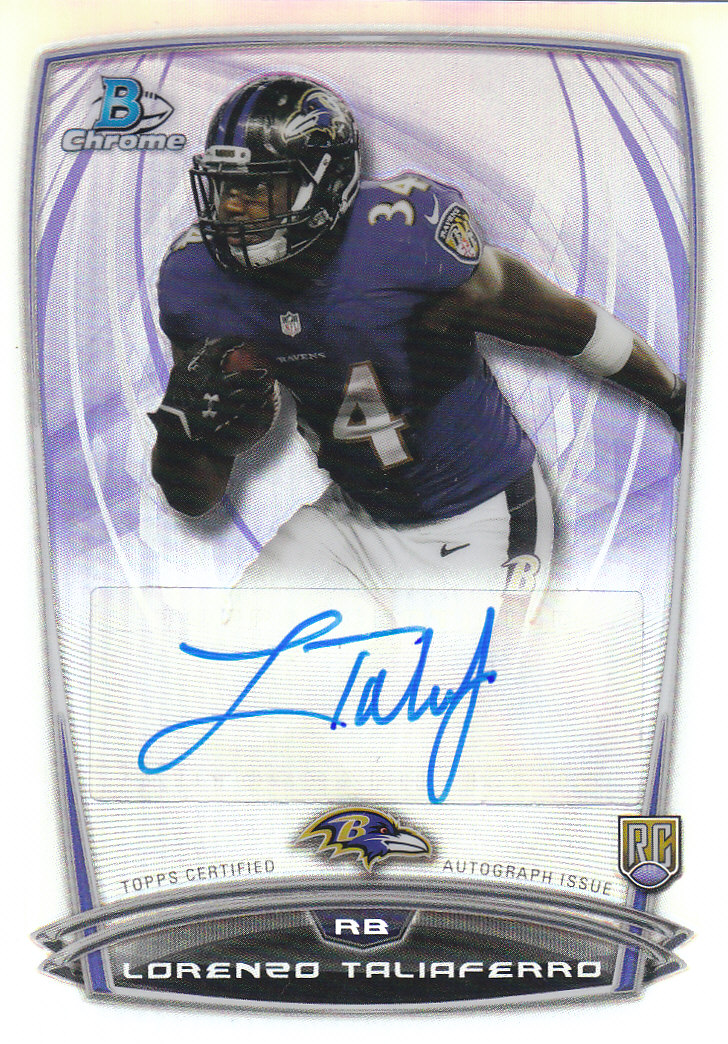2014 Bowman Chrome Football Part 3 Insert and Rookie Autograph Cards - Picture 68 of 90