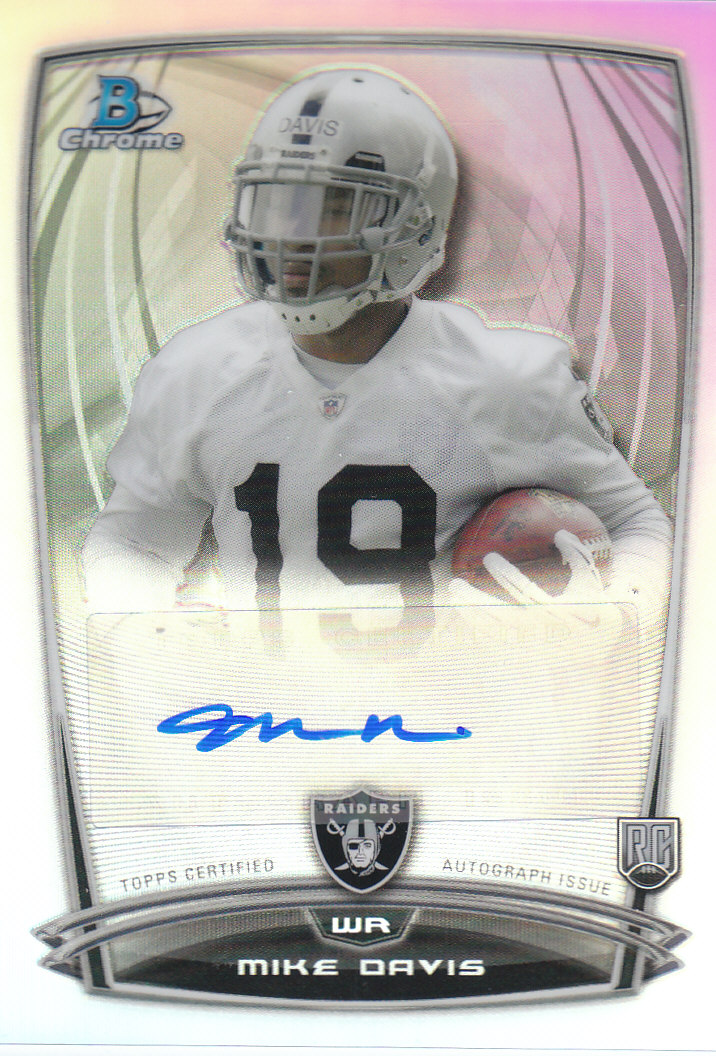 2014 Bowman Chrome Football Part 3 Insert and Rookie Autograph Cards - Picture 70 of 90