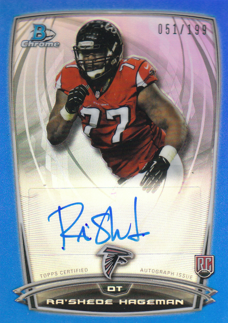 2014 Bowman Chrome Football Part 3 Insert and Rookie Autograph Cards - Picture 58 of 90