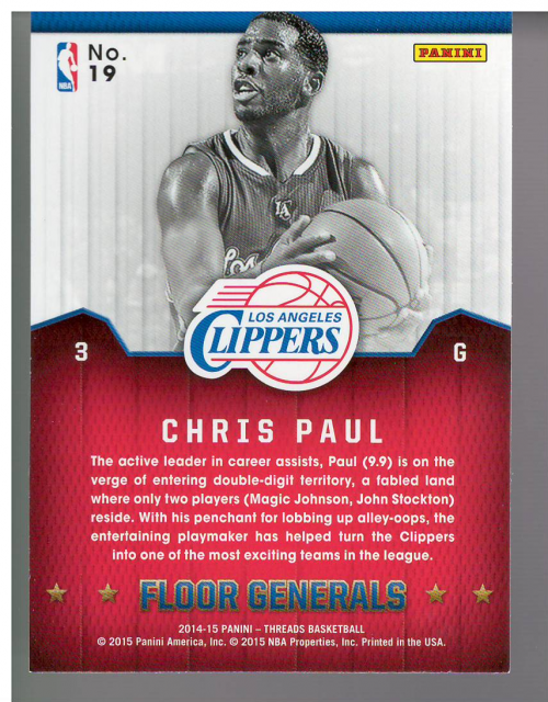 A6797- 2014-15 Panini Threads Bk Assorted Inserts -You Pick- 15+ FREE US SHIP - Picture 107 of 178