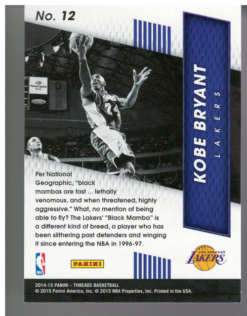 A6797- 2014-15 Panini Threads Bk Assorted Inserts -You Pick- 15+ FREE US SHIP - Picture 176 of 178