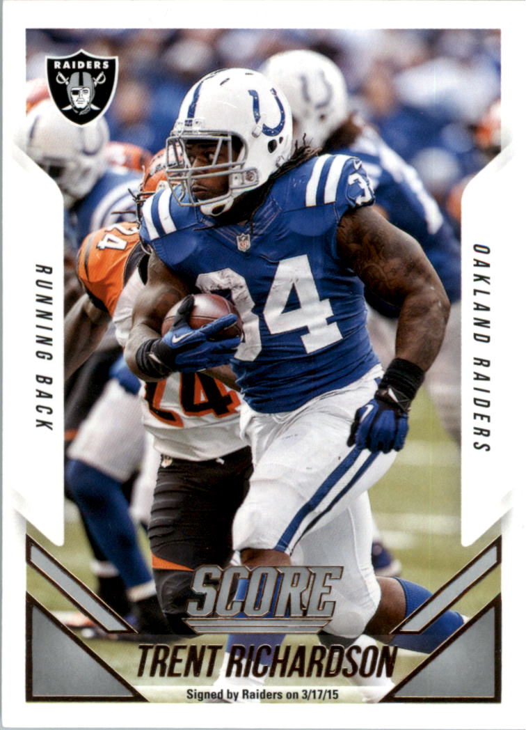 Juwan Thompson football card (Denver Broncos) 2015 Score #285 at 's  Sports Collectibles Store