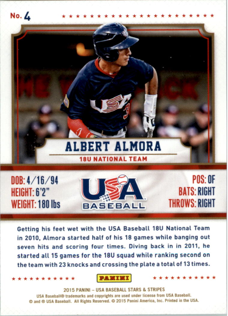 2015 USA Baseball Stars and Stripes Longevity Retail Gold Baseball Card Pick - Picture 9 of 167