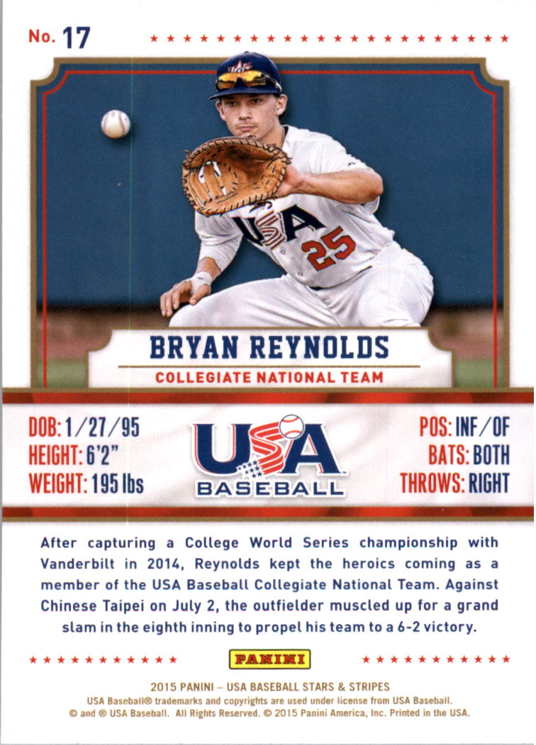 2015 USA Baseball Stars and Stripes Longevity Retail Gold Baseball Card Pick - Picture 31 of 167
