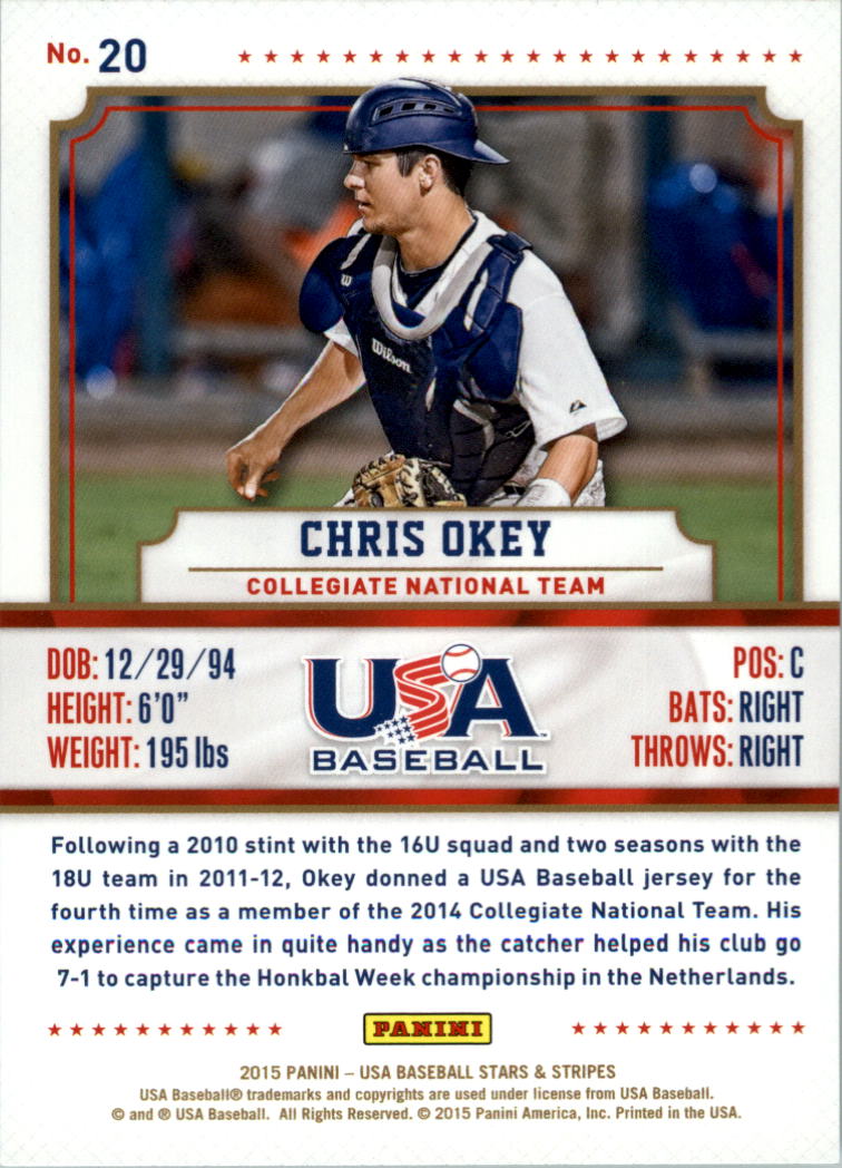 2015 USA Baseball Stars and Stripes Longevity Retail Gold Baseball Card Pick - Picture 37 of 167