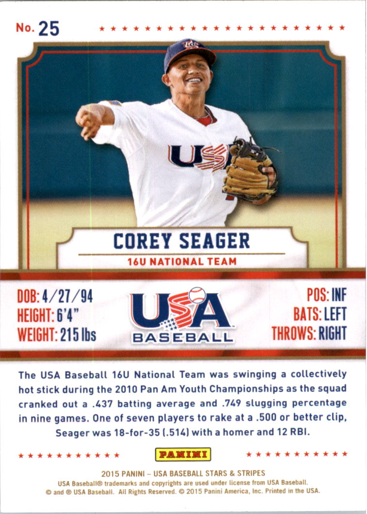 2015 USA Baseball Stars and Stripes Longevity Retail Gold Baseball Card Pick - Picture 45 of 167