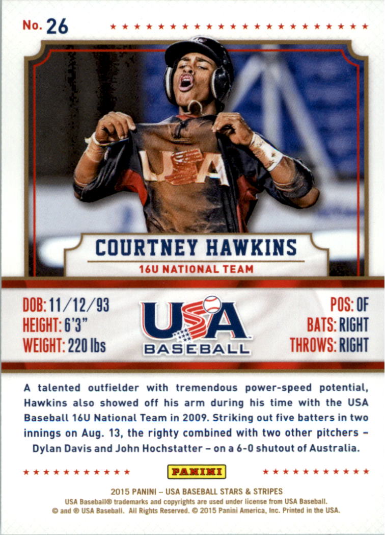 2015 USA Baseball Stars and Stripes Longevity Retail Gold Baseball Card Pick - Picture 47 of 167