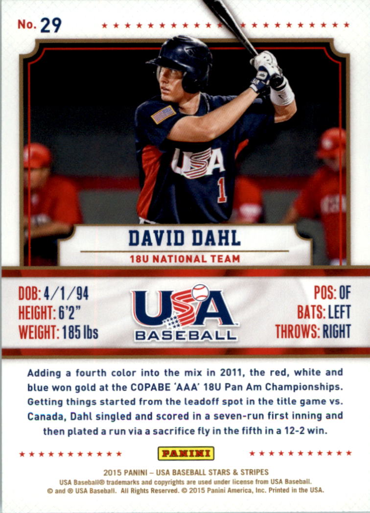 2015 USA Baseball Stars and Stripes Longevity Retail Gold Baseball Card Pick - Picture 51 of 167