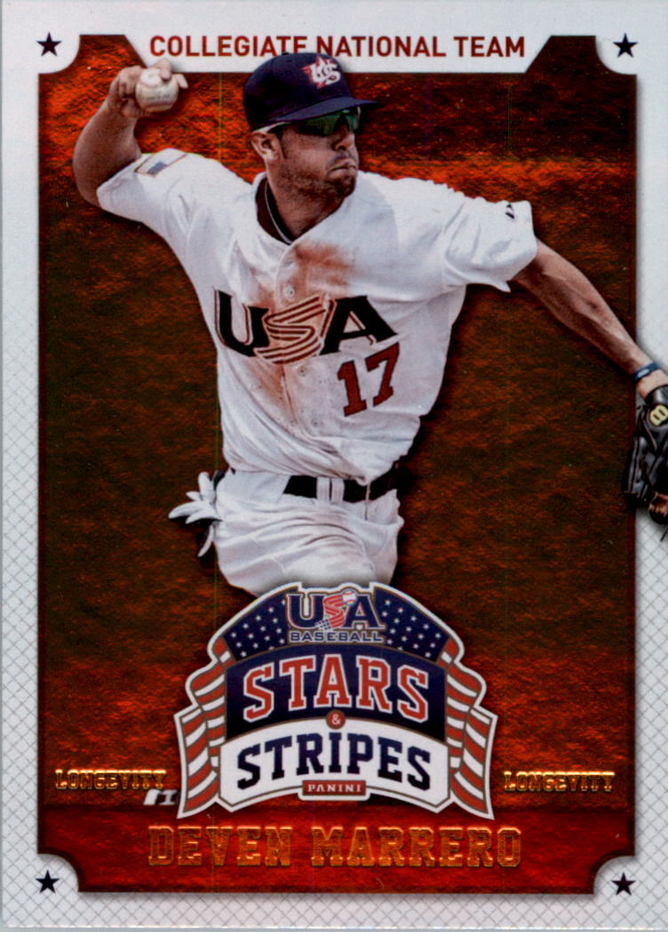 2015 USA Baseball Stars and Stripes Longevity Retail Gold Baseball Card Pick - Picture 52 of 167