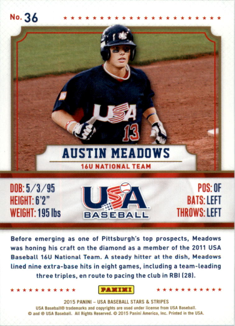 2015 USA Baseball Stars and Stripes Longevity Retail Gold Baseball Card Pick - Picture 63 of 167