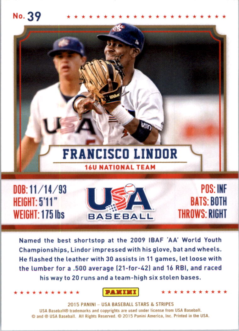 2015 USA Baseball Stars and Stripes Longevity Retail Gold Baseball Card Pick - Picture 69 of 167