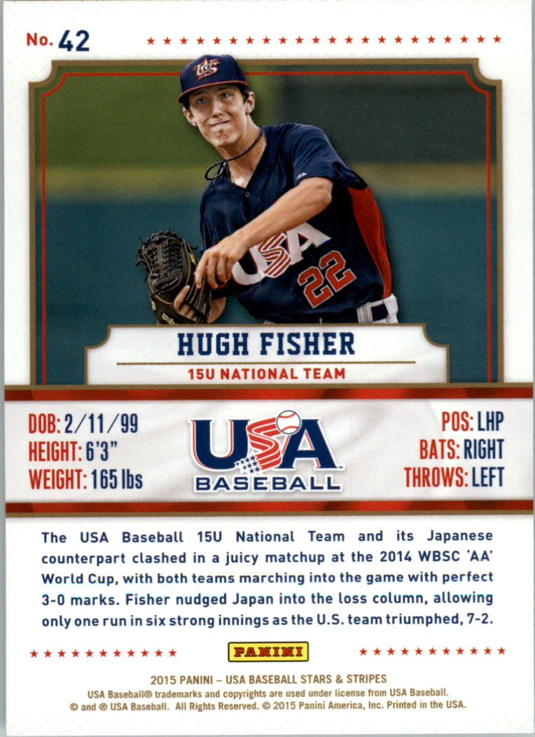 2015 USA Baseball Stars and Stripes Longevity Retail Gold Baseball Card Pick - Picture 75 of 167