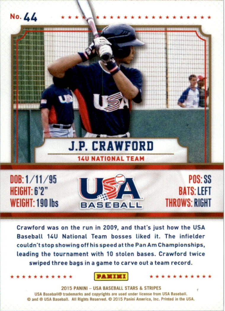 2015 USA Baseball Stars and Stripes Longevity Retail Gold Baseball Card Pick - Picture 77 of 167
