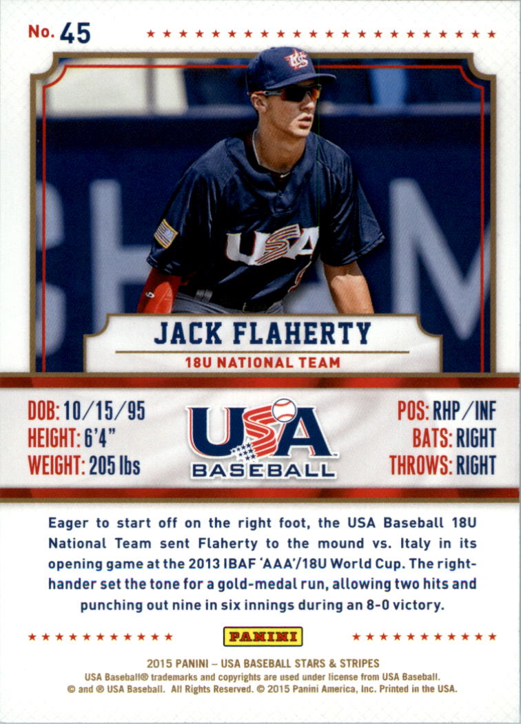 2015 USA Baseball Stars and Stripes Longevity Retail Gold Baseball Card Pick - Picture 79 of 167