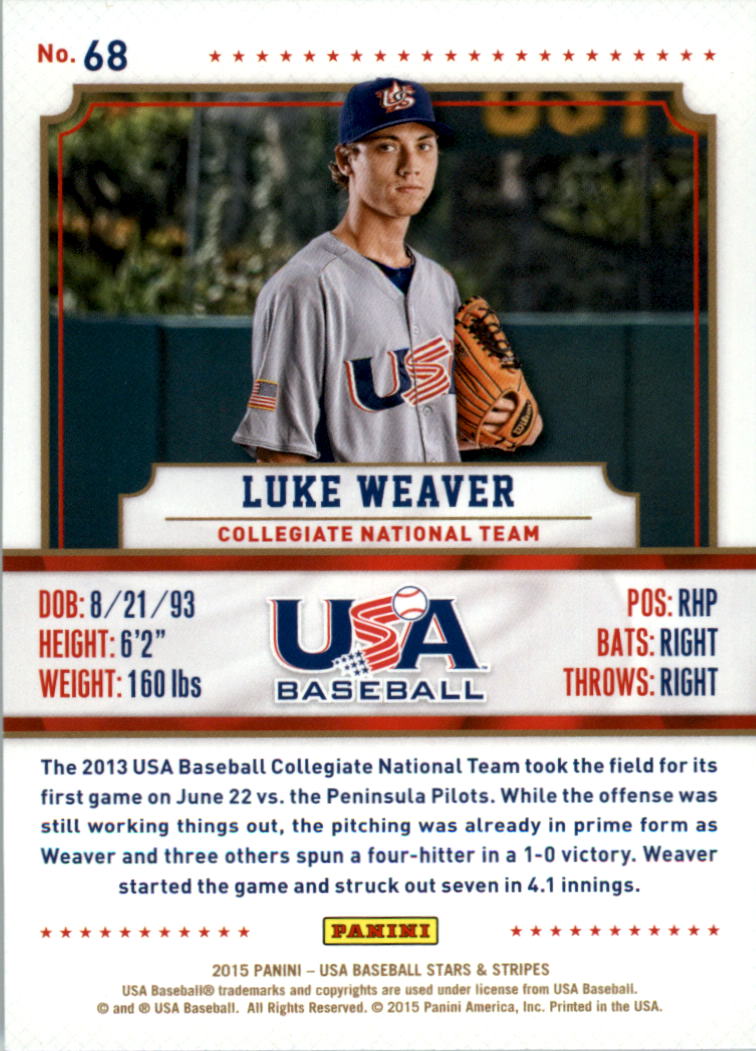 2015 USA Baseball Stars and Stripes Longevity Retail Gold Baseball Card Pick - Picture 109 of 167