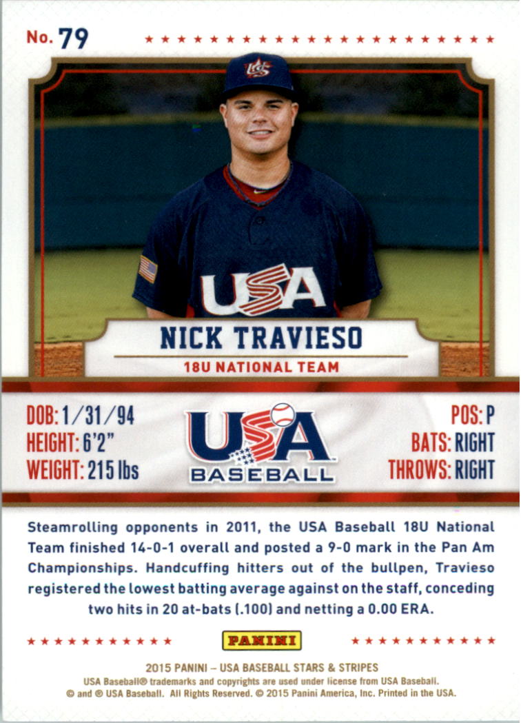 2015 USA Baseball Stars and Stripes Longevity Retail Gold Baseball Card Pick - Picture 131 of 167