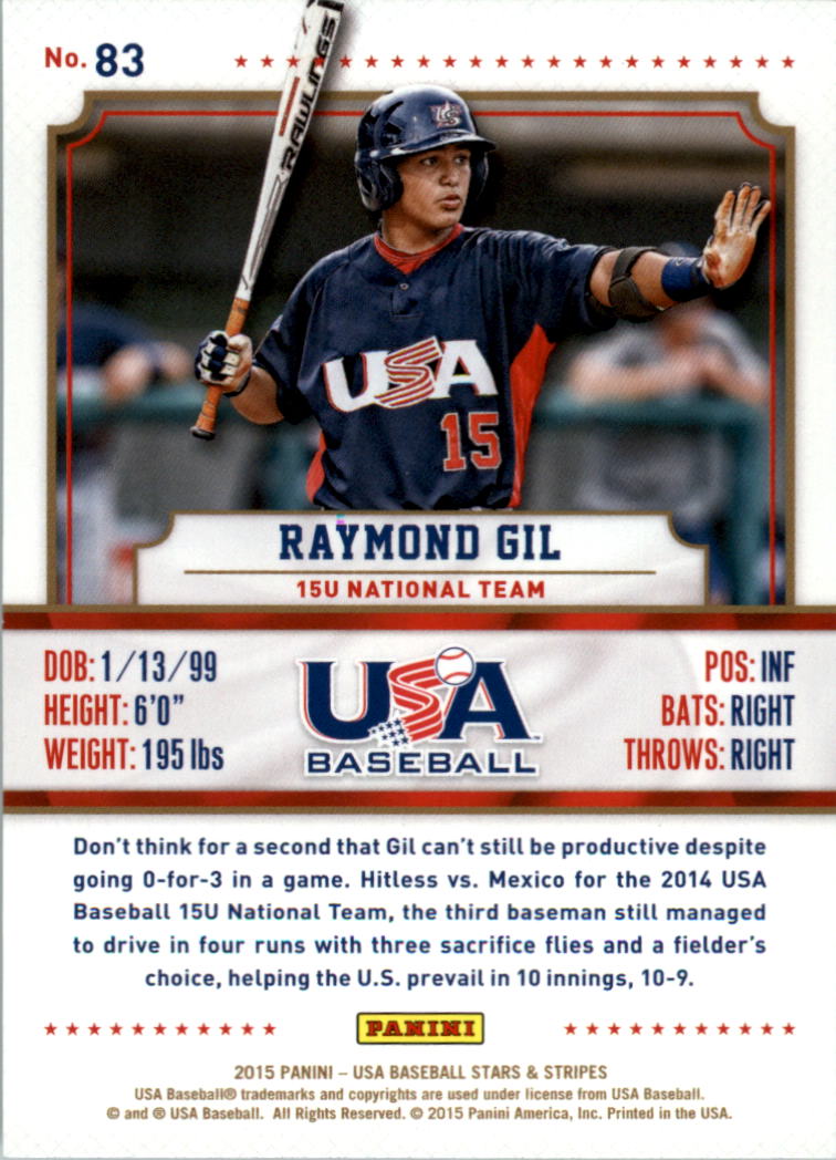 2015 USA Baseball Stars and Stripes Longevity Retail Gold Baseball Card Pick - Picture 139 of 167