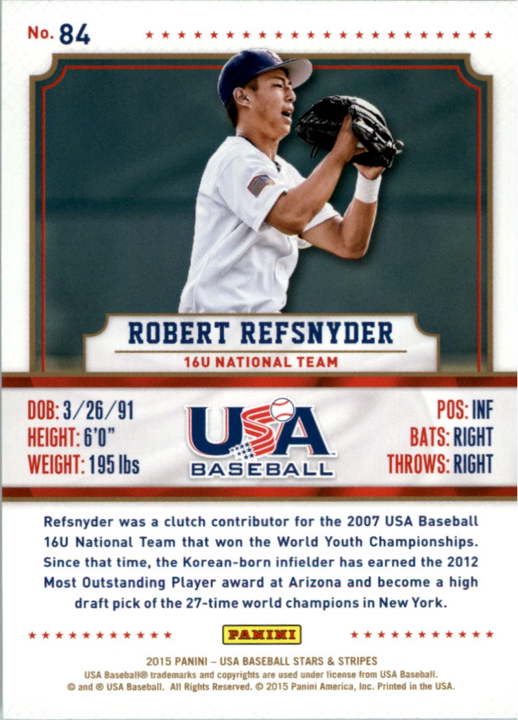 2015 USA Baseball Stars and Stripes Longevity Retail Gold Baseball Card Pick - Picture 141 of 167