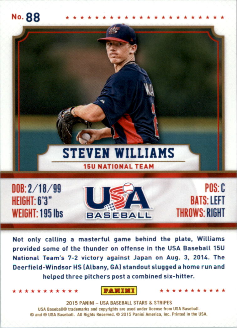 2015 USA Baseball Stars and Stripes Longevity Retail Gold Baseball Card Pick - Picture 147 of 167