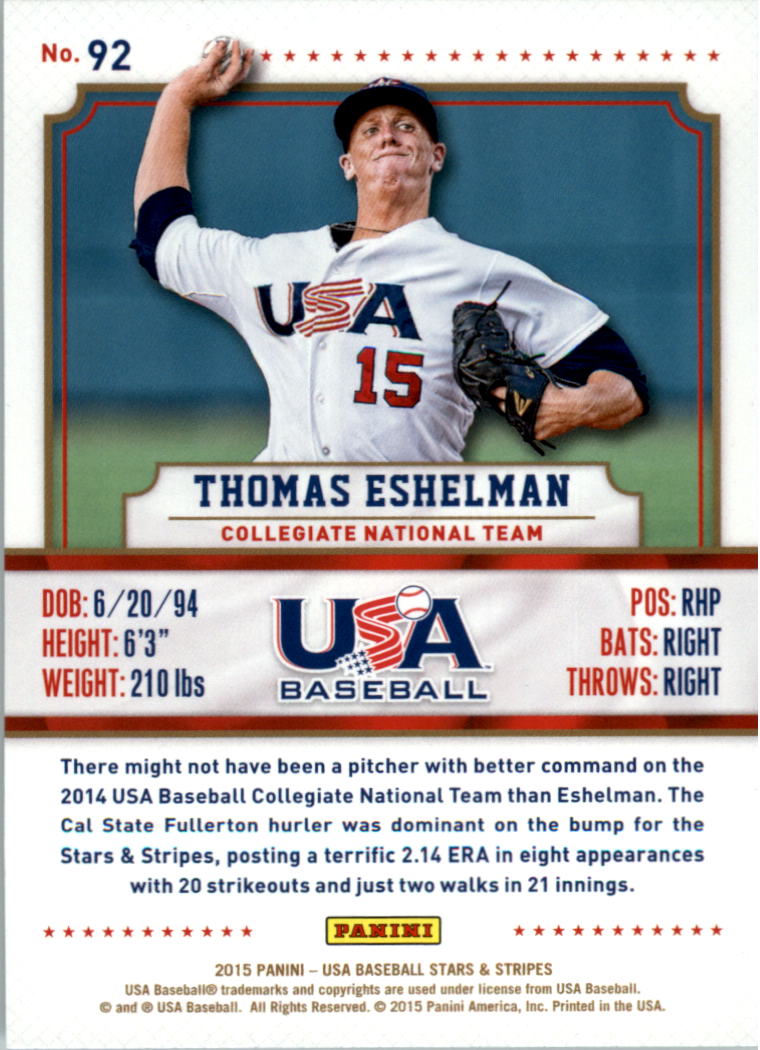 2015 USA Baseball Stars and Stripes Longevity Retail Gold Baseball Card Pick - Picture 155 of 167