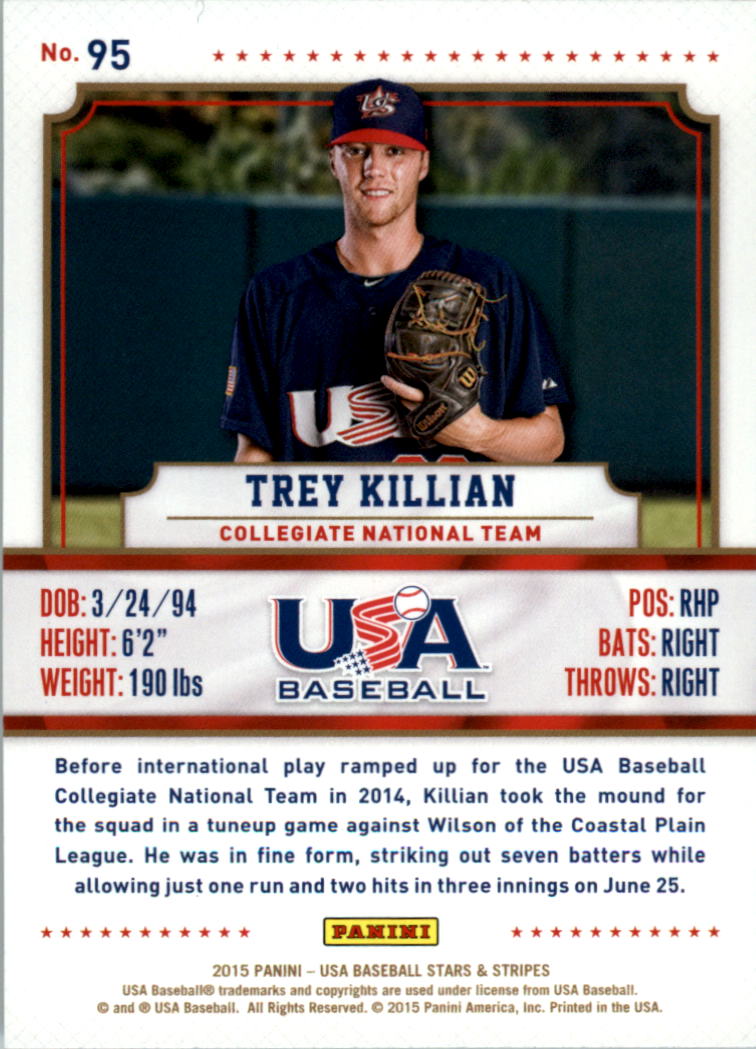 2015 USA Baseball Stars and Stripes Longevity Retail Gold Baseball Card Pick - Picture 159 of 167