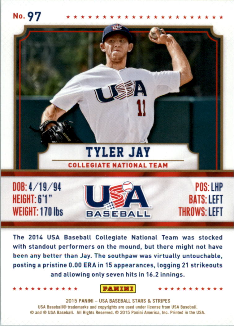 2015 USA Baseball Stars and Stripes Longevity Retail Gold Baseball Card Pick - Picture 163 of 167