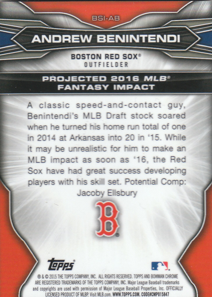 2015 Bowman Chrome Draft Baseball - Picture 241 of 313