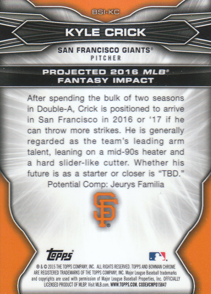 2015 Bowman Chrome Draft Baseball - Picture 253 of 313