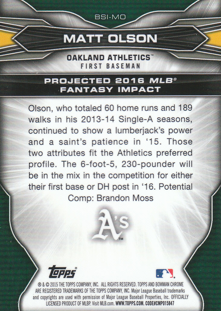 2015 Bowman Chrome Draft Baseball - Picture 263 of 313