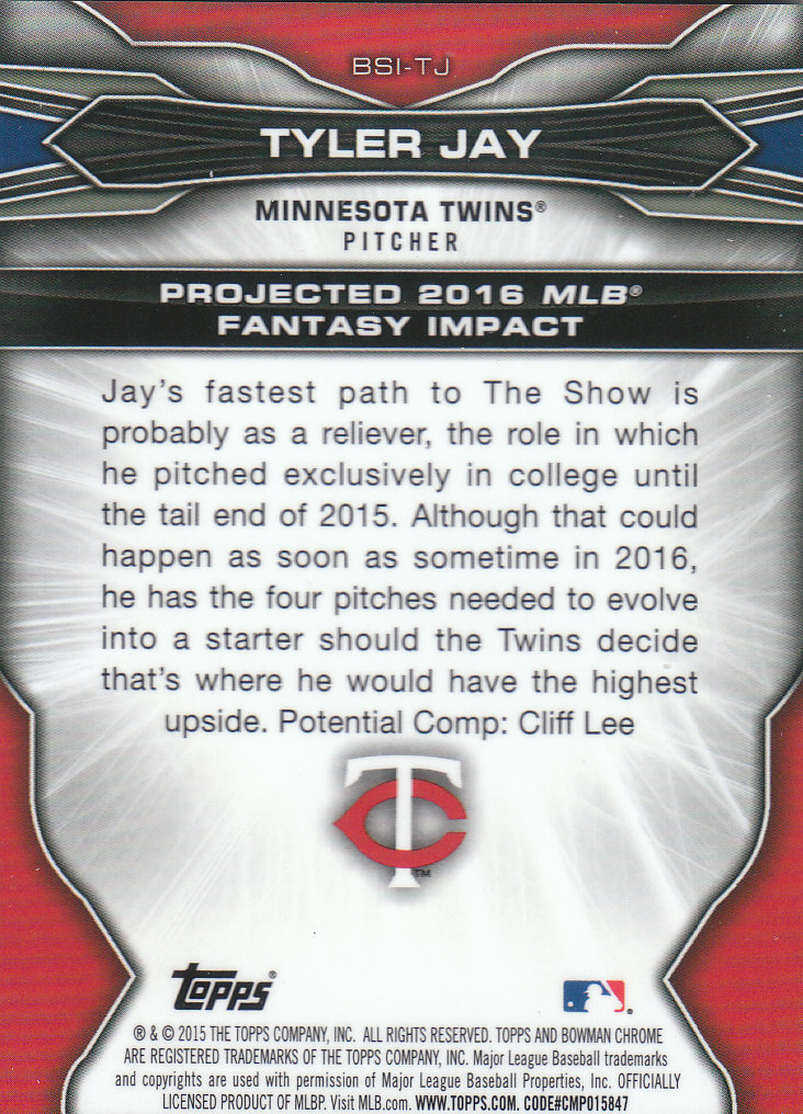 2015 Bowman Chrome Draft Baseball - Picture 271 of 313